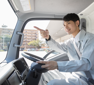 「安全運転で荷物を守る」のイメージ画像